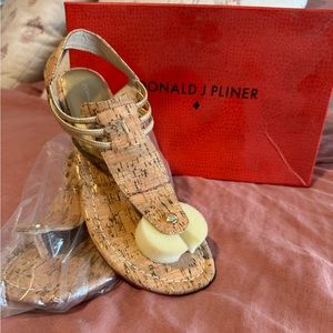 Donald J Pliner cork sandal